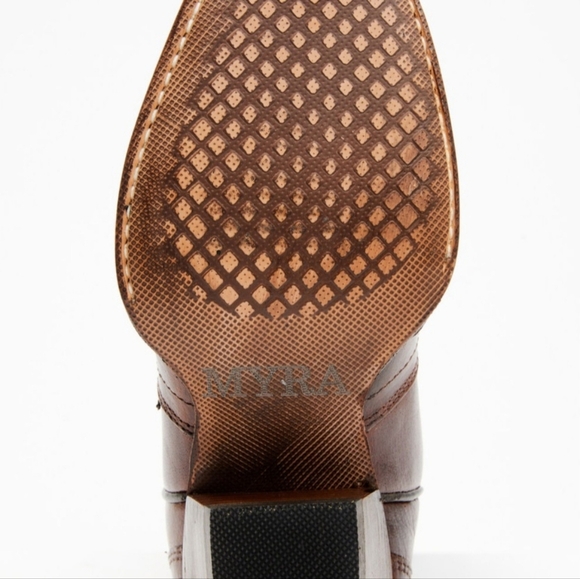 MYRA BAG WOMEN'S DOMINGOCEREZA WESTERN BOOTS - SNIP TOE size 8 - Picture 5 of 14